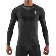 Skins Men's Series-3 Running/Gym Long Sleeve Top Black
