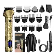 Men Beard Trimmer Hair Clipper Trimmer Electric Razor Shavers for Mustache Facial Body Nose for Hair Cutting Kit