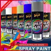 Australian 5 STAR 250gm Aerosol Spray Paint Cans Bulk Buys