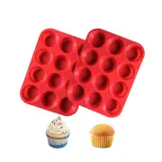 HCYJkluc Silicone Muffin Pan Regular 12 Cups Muffin Tin for Muffin and Cupcak...