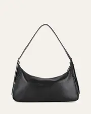 FLORENCE SHOULDER BAG BLACK LEATHER