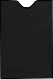Credit Card Sleeves (2 38 x 3 12) - Black Linen (500 Qty.) | Perfect for The Holidays, Gift Cards, Credit Cards, Debit Cards, ID Cards and More! | 1801-BLI-500