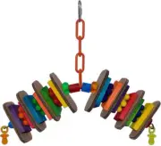 Super Bird Creations Snack Attack Bird Toy, Medium Parrot Toy, Shreddable Toy