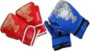 HANABASS 2Pairs Sparring Gloves Comfortable PU Boxing Gloves for Kickboxing Thai Training and Fitness Workouts Designs