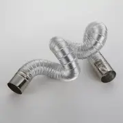 Home Vent Hose Chimney Flue Heater Exhaust Pipe Flexible Water