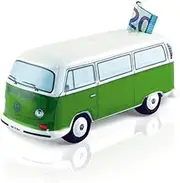 VW Collection - Volkswagen Bus T2 Camper Van Kombi Money Bank/Piggy Bank/Savings Box - Gift Idea/Fan Souvenir/Retro Vintage Article (Ceramic/1:22/Green)
