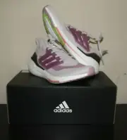 Adidas Womens UltraBoost 21 'Ice Purple' Cloud White Running S23831 Sz 10 NIB