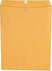 Universal 35270 Kraft Clasp Envelope, Side Seam, 28lb, 12 x 15 1/2, Light Brown, 100/Box