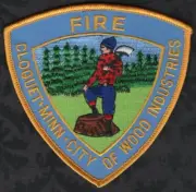 Cloquet Minnesota Fire Department Shoulder Patch