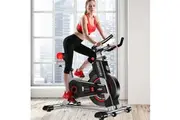 Powertrain IS-500 Heavy-Duty Exercise Spin Bike Electroplated - Silver