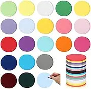 1000 Pcs Round Cutouts Paper 3.9 Inch Circles Assorted Color Cut Outs Round Shaped Die Cuts Paper for DIY Craft Projects Back to School Classroom Bulletin Board Decor
