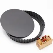 8/10/12cm Mini Round Pie Muffin Cupcake Pans Non-Stick Tart Quiche Flan Pan Pie