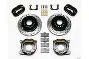 Wilwood Forged Dynalite Rear Parking Brake Kit Suit Big for Ford New Style, 2,50" Axle Offset, Drilled WB140-7140-D