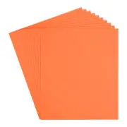 EVA Foam Sheets, [for Cards] - 11x8 Inch 1.7mm Thickness / Orange / 12 Pcs