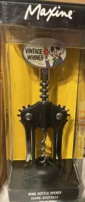 HALLMARK MAXINE “VINTAGE WHINER” WINE BOTTLE OPENER