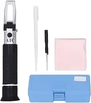 Baxnore Salinity Refractometer, Aluminum Alloy Double Scale Portable ATC Salinity Meter, Wear Resist Salinity Testing Device for Aquarium