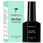 TOMICCA Gel Nail Glue - 15ml/4 in 1 Super Strong Nail Glue Compatible with Ac...