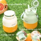 Large Capacity Electric Juicer 10 Blades Dual-Use Water Bottle Home&Outdoor