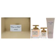 Oscar De La Renta Oscar Alibi For Women 3 Pc Gift Set 3.4oz EDP Spray, 1.0oz EDP Spray 3.4oz Body Lotion