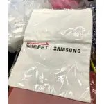 全新三星 聯名 厚款帆布環保袋  遠傳FET SAMSUNG 帆布袋 30*40公分