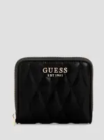 GUESS Black Valla Small Zip Around Wallet