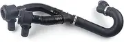 CCWUTQF 13717594721 Turbocharger Bypass Valve Assembly Thrust Ventilation Hose Compatible7' F01 F02 740i 740Li X6 E71 35ix(Double Connector)