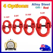 2 x 6/8/10/13mm Grade 80 HammerLock Chain Connector Link 4X4 Joiner 4WD Coupler