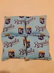 4 Cornhole Bag Set Corn Hole K. C. Kansas City Royals