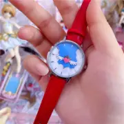 Anime Card Captor Sakura Tsukishiro Yukito Red Wrist Watch Heart Wing Watch Gift