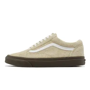 Vans Old Skool 休閒鞋 長麂皮 米白 咖啡 低筒 男女鞋 經典款【ACS】 VN0005UAKHK