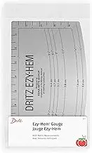 Dritz Ezy Hem Gauge, Nickel with Black Printing
