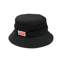 在飛比找iOPEN Mall優惠-KENZO 側標Logo細節黑色漁夫帽 BLACK CASU