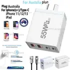 For iPhone16/15/14/13/12/11/X iPad PD 20W Type-C Wall Fast Charger Power Adapter