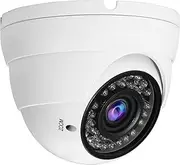 Anpviz Analog CCTV Camera HD 1080P 4-in-1 (TVI/AHD/CVI/960H CVBS) Security Dome Camera,2.8-12mm Varifocal Lens Video Surveillance,Weatherproof Metal Housing 36 IR-LEDs Day& Night Outdoor(White)