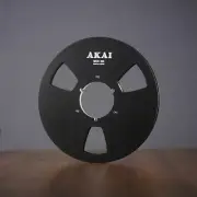 One 10.5'' Black AKAI Metal Aluminum Reel to Reel Take Up Reel for Akai GX-77