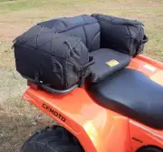 ATV Rear Mount Back Seat Storage Bag 4 Wheeler Quad Padded Cooler Cargo Bag New