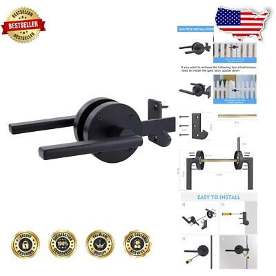 Anti-Rust Double Side Gate Latch for Outdoor Use - Secure Your Yard Effortlessly