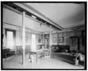 Photo:[Alma Sanitarium, smoking room, Alma, Mich.]