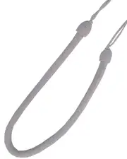 PAIR 2 pieces Cotton Curtain Tie Backs - Dove Grey 75cm