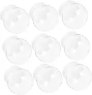 Beatifufu 10Pcs Plastic Snow Globe DIY Snow Globes Clear DIY Water Globes Cra...