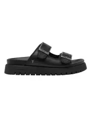 [Windsor Smith] Mona Leather Sandals in Black