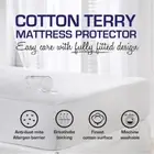 Fully Fitted Waterproof Mattress Protector--Cot/Single/Double/Queen/King/Super K