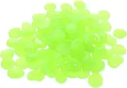 Hoement 200pcs Luminous Pebbles Outdoor Landscape Decorative Glow Stones for Dark Pathway Yard Garden