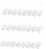 Homoyoyo 2000pcs Durable Hang Tags with White String for Apparel and Jewelry Pricing Efficient Auto Locking Design for Streamlined Tagging Process Saving and Reliable