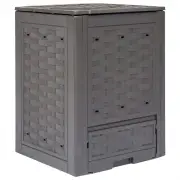 Garden Composter Brown 60x60x83 cm 300 L