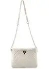 VALENTINO ORLANDI Cream Quilted Bag Purse Gold Metal Chain Tote Strap $278 NWT