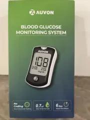 Auvon Blood Glucose Monitoring System New Sealed