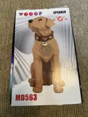 Wireless Bluetooth Speaker Bulldog Doberman Labrador Subwoofer, Brown