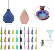 Boerunid Ceramic Applicator Bottle Precision Tip Metal Ceramic Glaze Sliding Tail Ceramic Glaze Squeeze Bottle for Clay Accessories