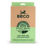 Beco Unscented Dog Waste Bags wHandles 120PK